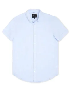 Indie Kids by Industrie Tennyson Short Sleeve Shirt (3-7 years) in Sky Blue