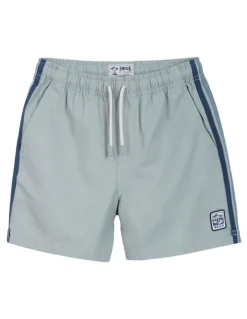 Indie Kids by Industrie The All Day Stripe Swim Trunk (3-7 Years) in Meadow