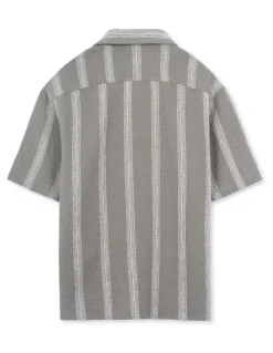 Indie Kids by Industrie The Cefalu Short Sleeve Shirt (3-7 Years) in Green