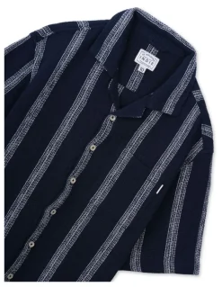 Indie Kids by Industrie The Cefalu Short Sleeve Shirt (3-7 Years) in Navy