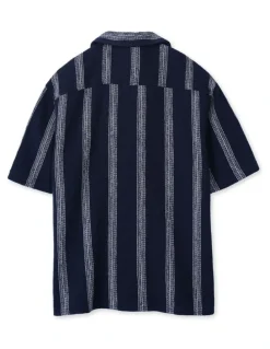 Indie Kids by Industrie The Cefalu Short Sleeve Shirt (3-7 Years) in Navy