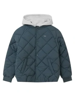 Indie Kids by Industrie The Columbia Jacket (8-16 Years) in Petrol Blue