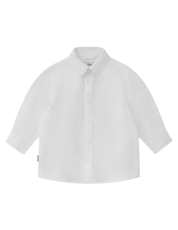 Indie Kids by Industrie The Lawson Textured Shirt (000-2 Years) in White