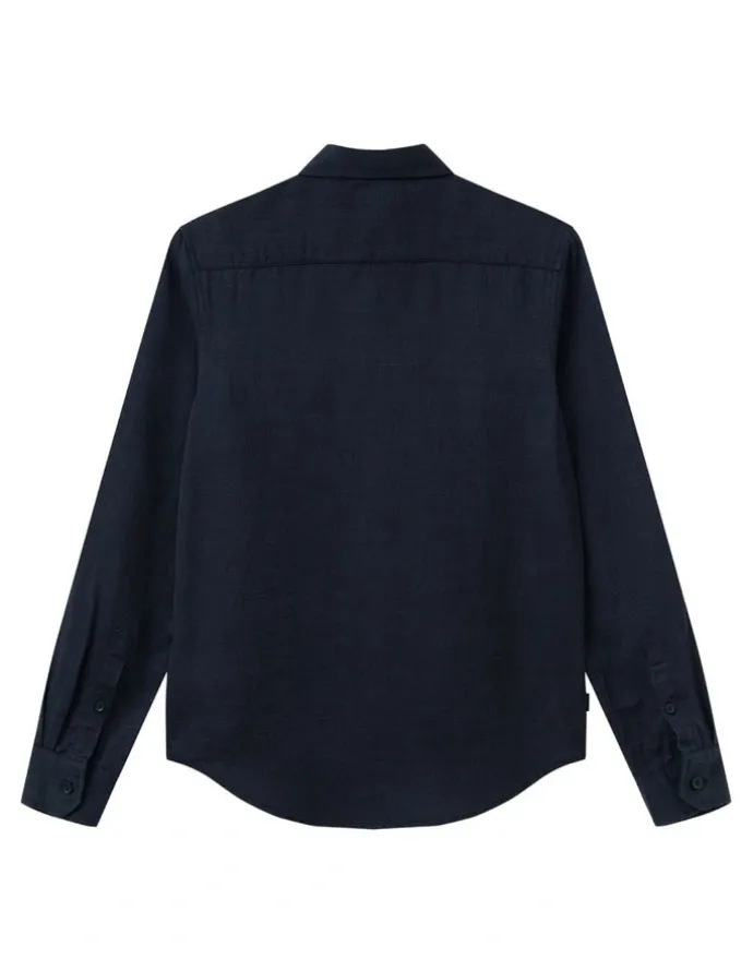 Indie Kids by Industrie The Lawson Textured Shirt (8-16 Years) in Navy