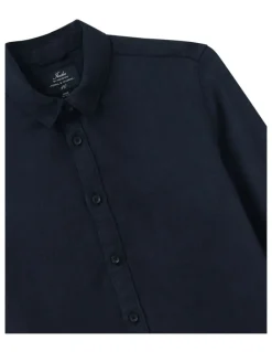 Indie Kids by Industrie The Lawson Textured Shirt (8-16 Years) in Navy