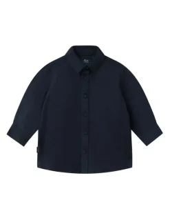 Indie Kids by Industrie The Lawson Textured Shirt (000-2 Years) in Navy
