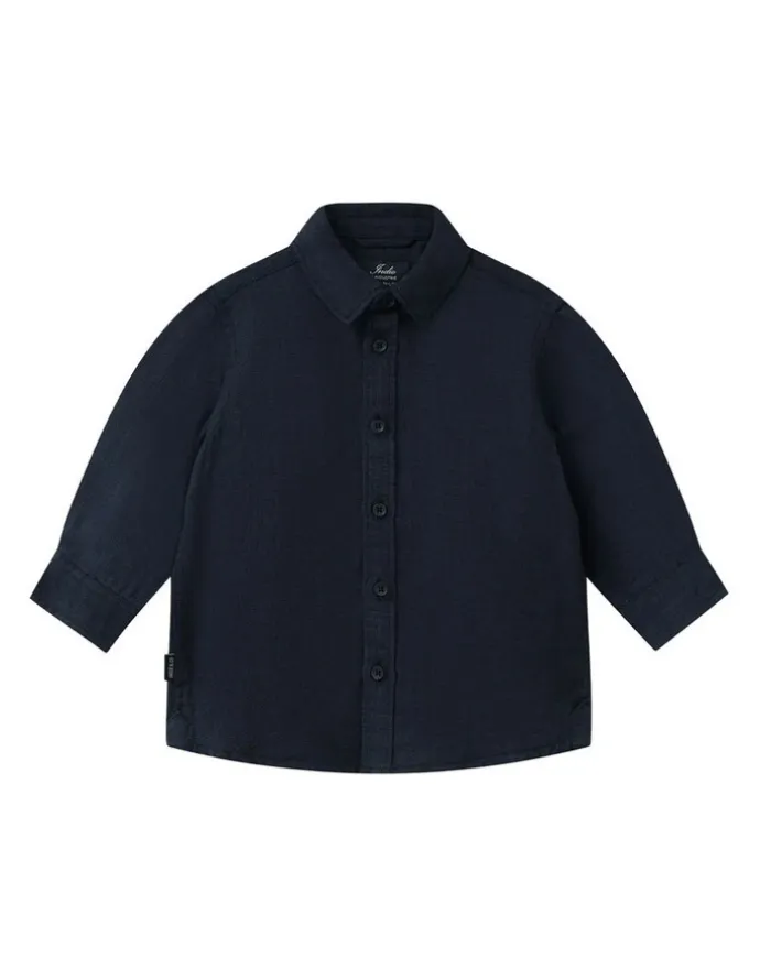 Indie Kids by Industrie The Lawson Textured Shirt (000-2 Years) in Navy