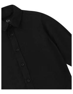 Indie Kids by Industrie The Lawson Textured Shirt (000-2 Years) in Black