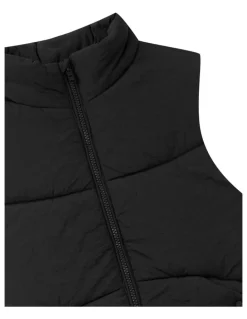 Indie Kids by Industrie The New Osaka Puffer Vest (8-16 Years) in Solid Black