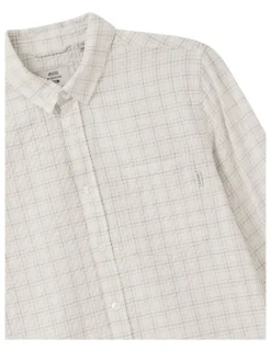 Indie Kids by Industrie The Oswald Long Sleeves Shirt in Stone Combo