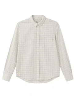 Indie Kids by Industrie The Oswald Long Sleeves Shirt in Stone Combo