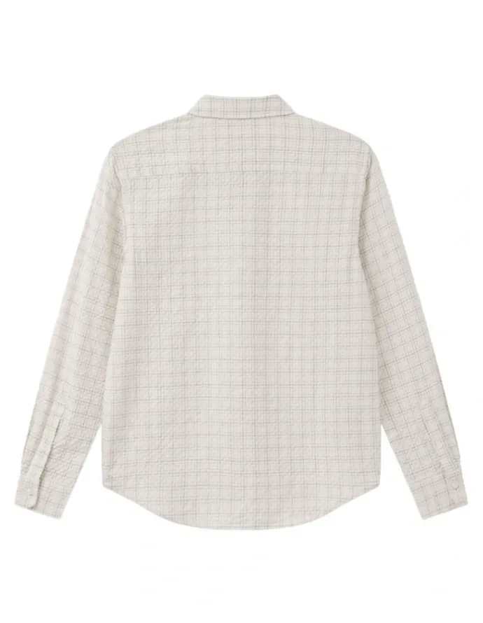 Indie Kids by Industrie The Oswald Long Sleeves Shirt in Stone Combo