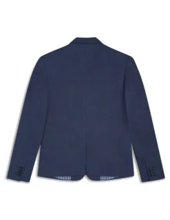 Indie Kids by Industrie The Palermo Herringbone Blazer (000-2 Years) in Dark Navy