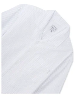 Indie Kids by Industrie The Portugal Short Sleeve Shirt (8-16 Years) in White