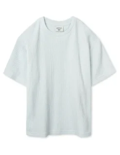 Indie Kids by Industrie The Veneto Waffle Tee (3-7 Years) in Sky Blue