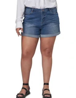 Indigo Tonic Molly Boyfriend Short in Denim