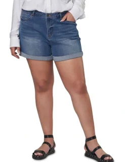 Indigo Tonic Molly Boyfriend Short in Denim