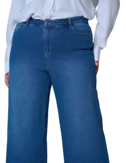 Indigo Tonic Storm Wide Leg Jean
