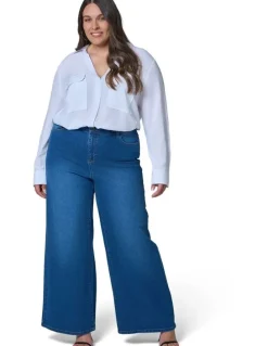 Indigo Tonic Storm Wide Leg Jean
