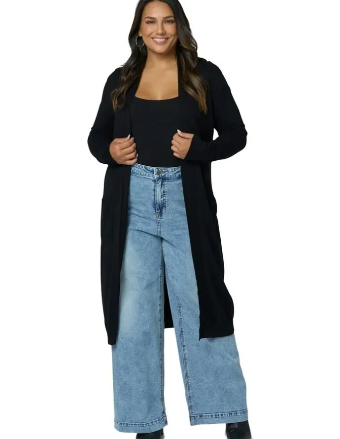 Indigo Tonic Vivi Cardigan in Black