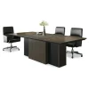 Innovatec CARTER Boardroom Table 2.4M - Coffee & Grey