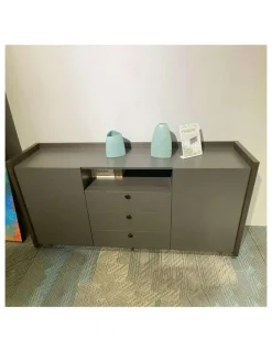Innovatec RADDIX Credenza Cabinet 160cm - Iron Grey & Brown