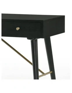 Innovatec RANIA Study Desk Console 120cm - Black Ash
