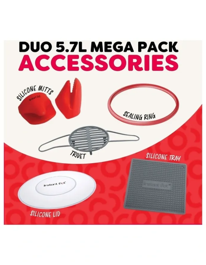 Instant Pot Duo 5.7L Mega Pack 112-0182-01-AU