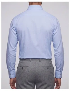 Institchu Chekhov Blue Glen Plaid Cotton Shirt