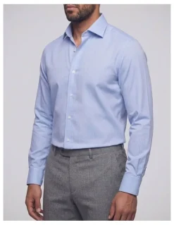 Institchu Chekhov Blue Glen Plaid Cotton Shirt