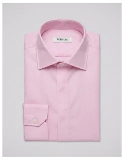 Institchu Cussler Pink Pincheck Cotton Shirt