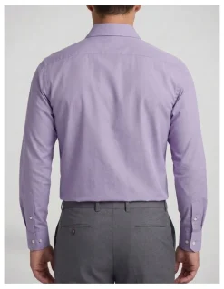 Institchu Faulkner Purple Cotton Shirt