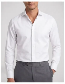 Institchu Hunt White Diamond Cotton Shirt