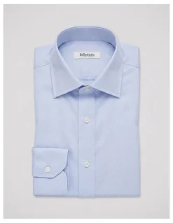 Institchu Shores Blue Patterned Cotton Shirt
