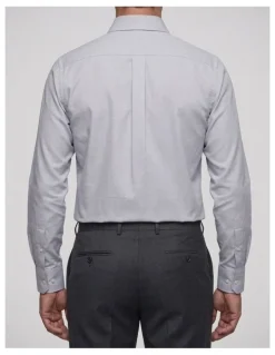 Institchu Wilson Grey Pincheck Cotton Shirt