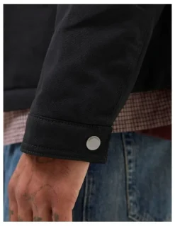 Jack & Jones Dover Worker Jacket in Black