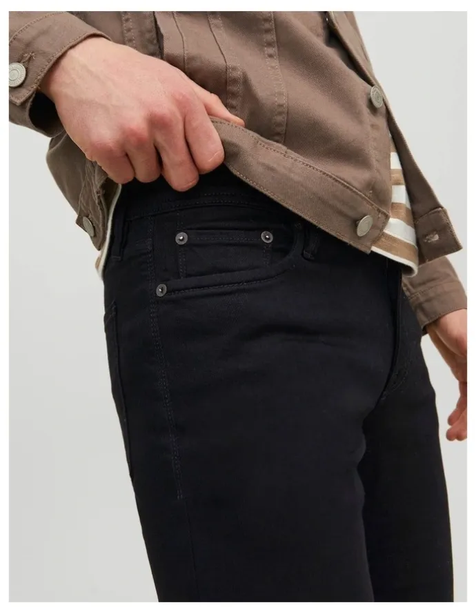 Jack & Jones Glenn Felix 046 Slim Tapered Jeans in Black