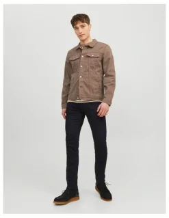 Jack & Jones Glenn Felix 046 Slim Tapered Jeans in Black