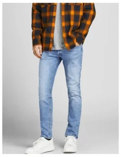 Jack & Jones Glenn Original Slim Fit Jeans in Blue