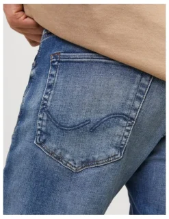 Jack & Jones Glenn 357 Super Stretch Slim Jeans in Blue Denim
