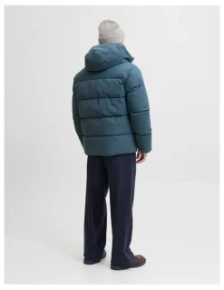 Jack & Jones Global Puffer Jacket in Blue