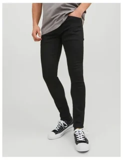 Jack & Jones Liam Original Skinny Fit Jeans in Black
