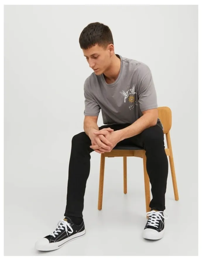 Jack & Jones Liam Original Skinny Fit Jeans in Black