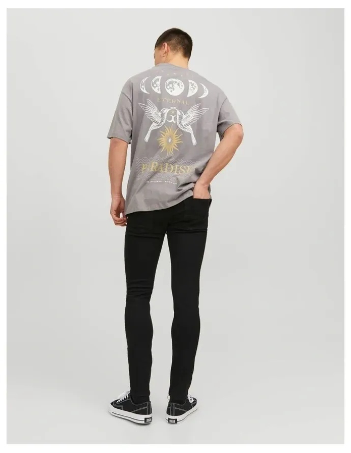 Jack & Jones Liam Original Skinny Fit Jeans in Black