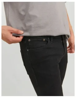 Jack & Jones Liam Original Skinny Fit Jeans in Black