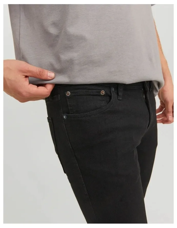 Jack & Jones Liam Original Skinny Fit Jeans in Black