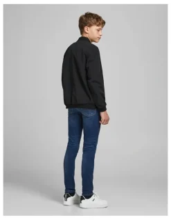Jack & Jones Rush Bomber Jacket in Black