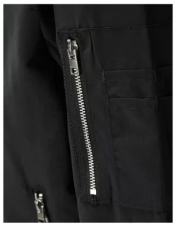 Jack & Jones Rush Bomber Jacket in Black