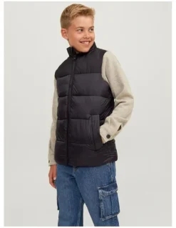Jack & Jones Toby Bodywarmer Junior in Black