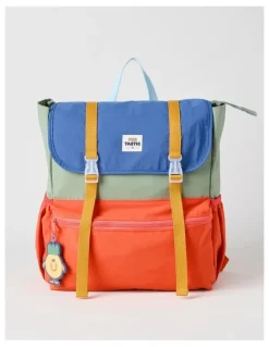 Jack & Milly Colour Blocked Backpack in Green